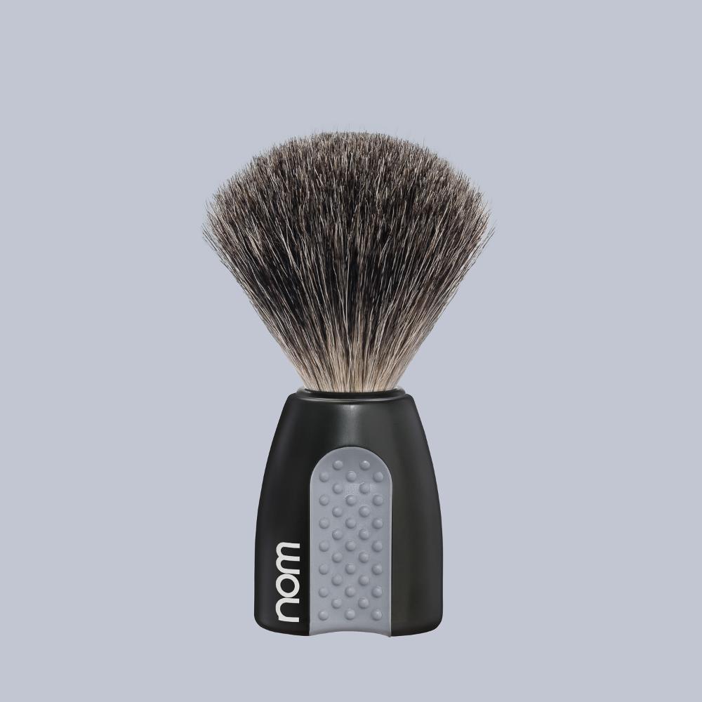 nom ERIK, Plastic Black, Shaving Brush