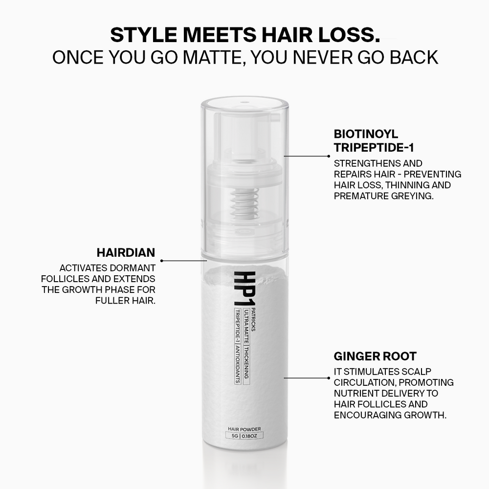 Patricks HP1 Ultra Matte Thickening Hair Powder