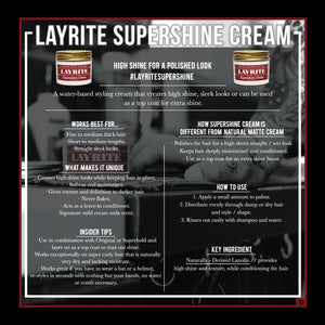 Layrite Deluxe Supershine Hair Cream