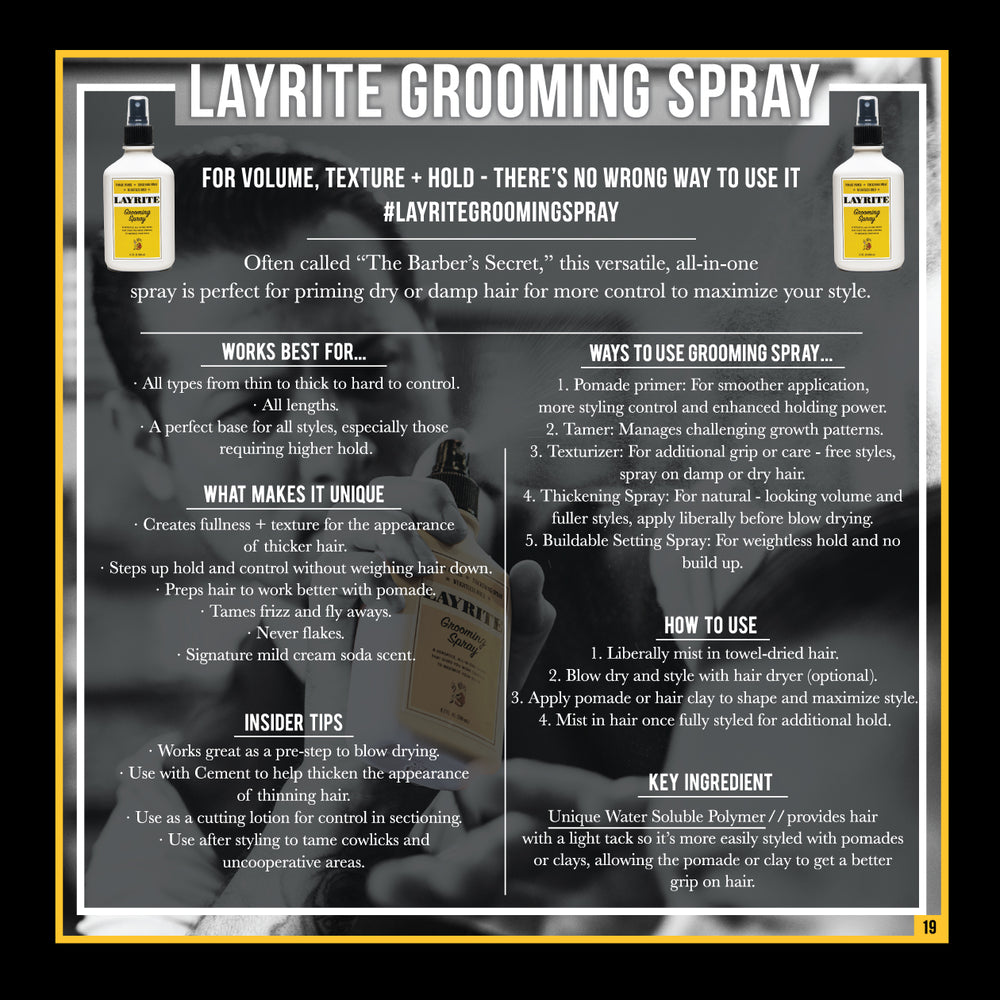 Layrite Deluxe Grooming Spray