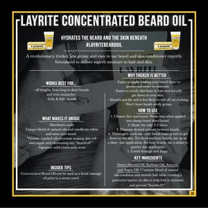 Layrite Deluxe Concentrated Beard Oil