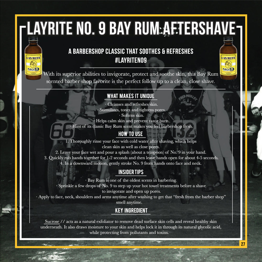 Layrite Deluxe No. 9 Aftershave