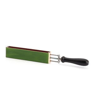 MÜHLE ACCESSORIES -  Leather razor strop, with handle