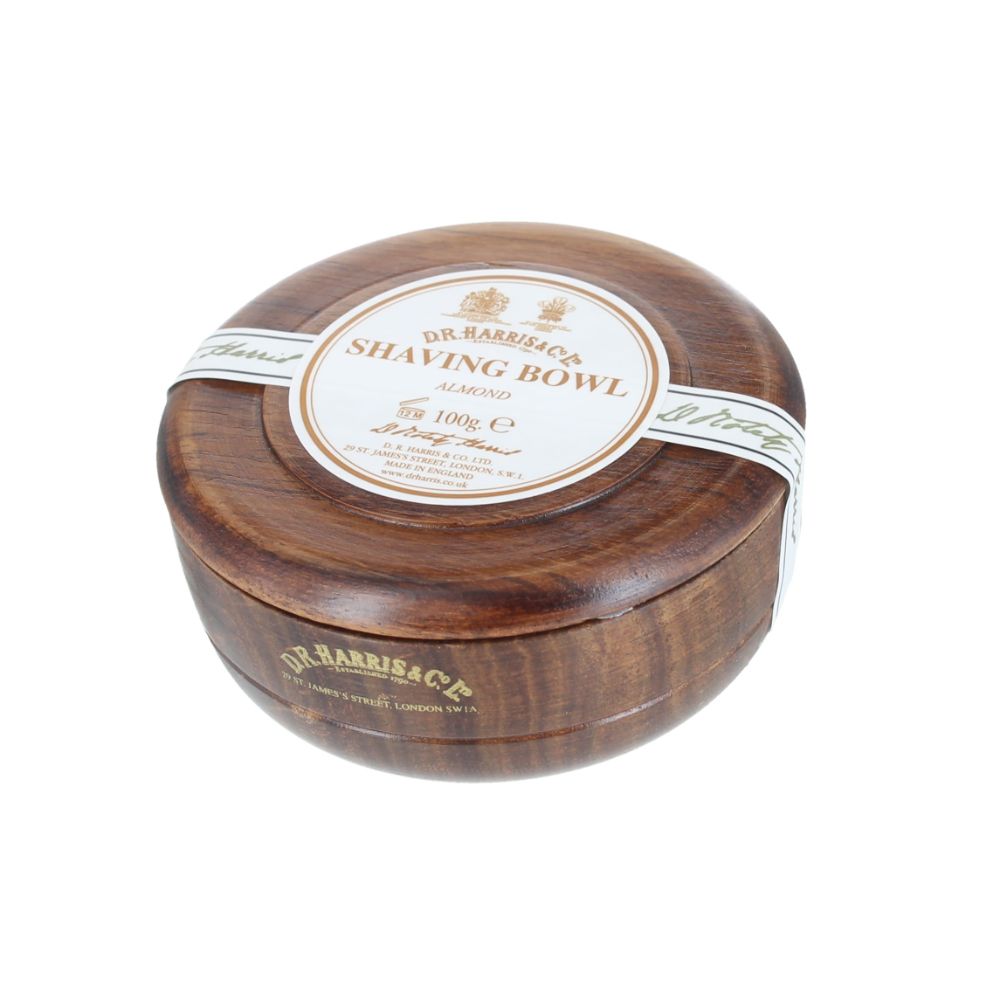 D.R. Harris Shaving Soap in Mahogany Bowl