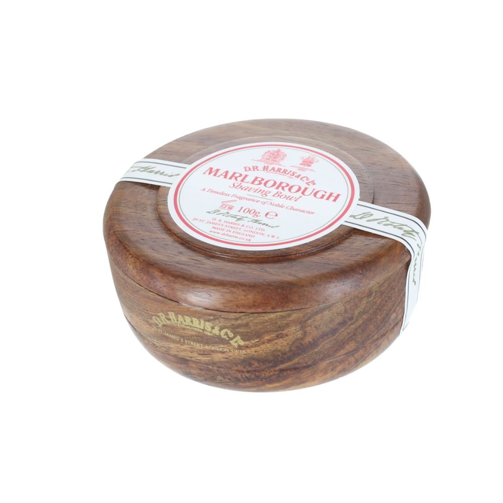 D.R. Harris Shaving Soap in Mahogany Bowl