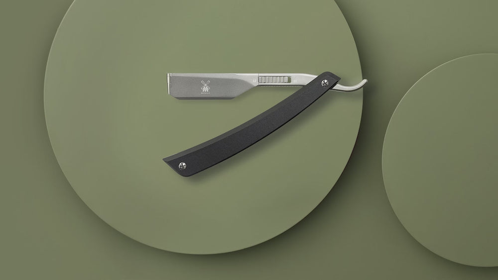 
            
                Load and play video in Gallery viewer, MÜHLE ENTHUSIAST Stainless Steel Straight Razor with Interchangeable Blade
            
        