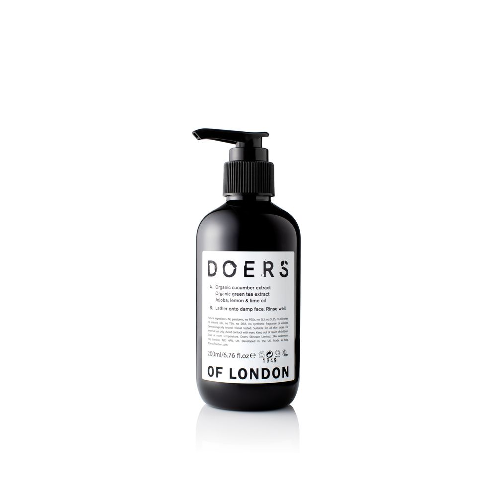 Doers of London Facial Cleanser | 10% off first order | Free express shipping and samples