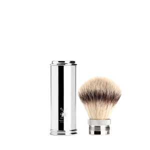 
            
                Load image into Gallery viewer, TRAVEL - Chrome Shaving Brush
            
        