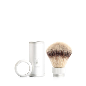 MÜHLE TRAVEL - Anodised Aluminium Shaving Brush