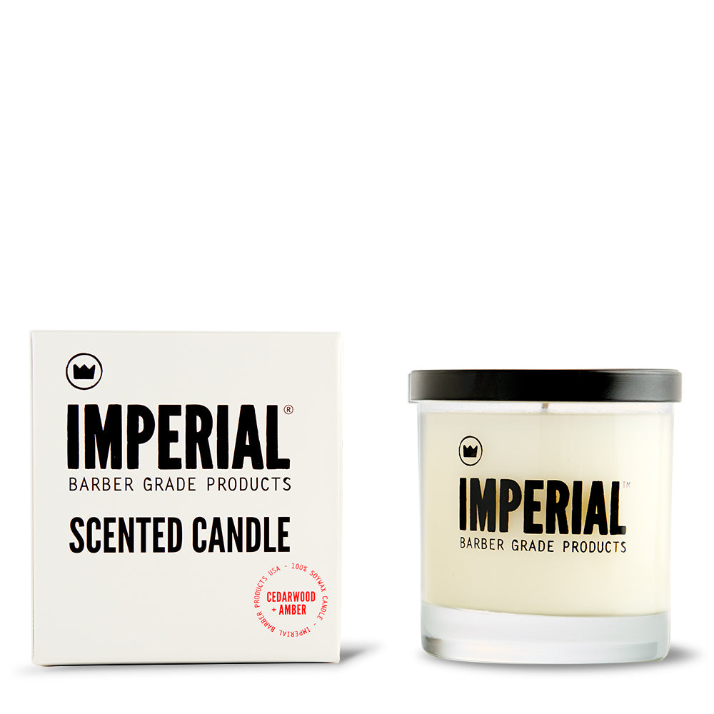 Imperial Barber Scented Candle | 10% off first order | Free express shipping and samples