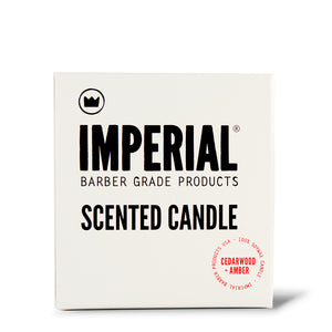 Imperial Barber Scented Candle | 10% off first order | Free express shipping and samples