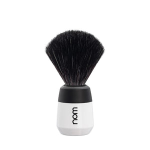 nom Max, Plastic White, Shaving Brush