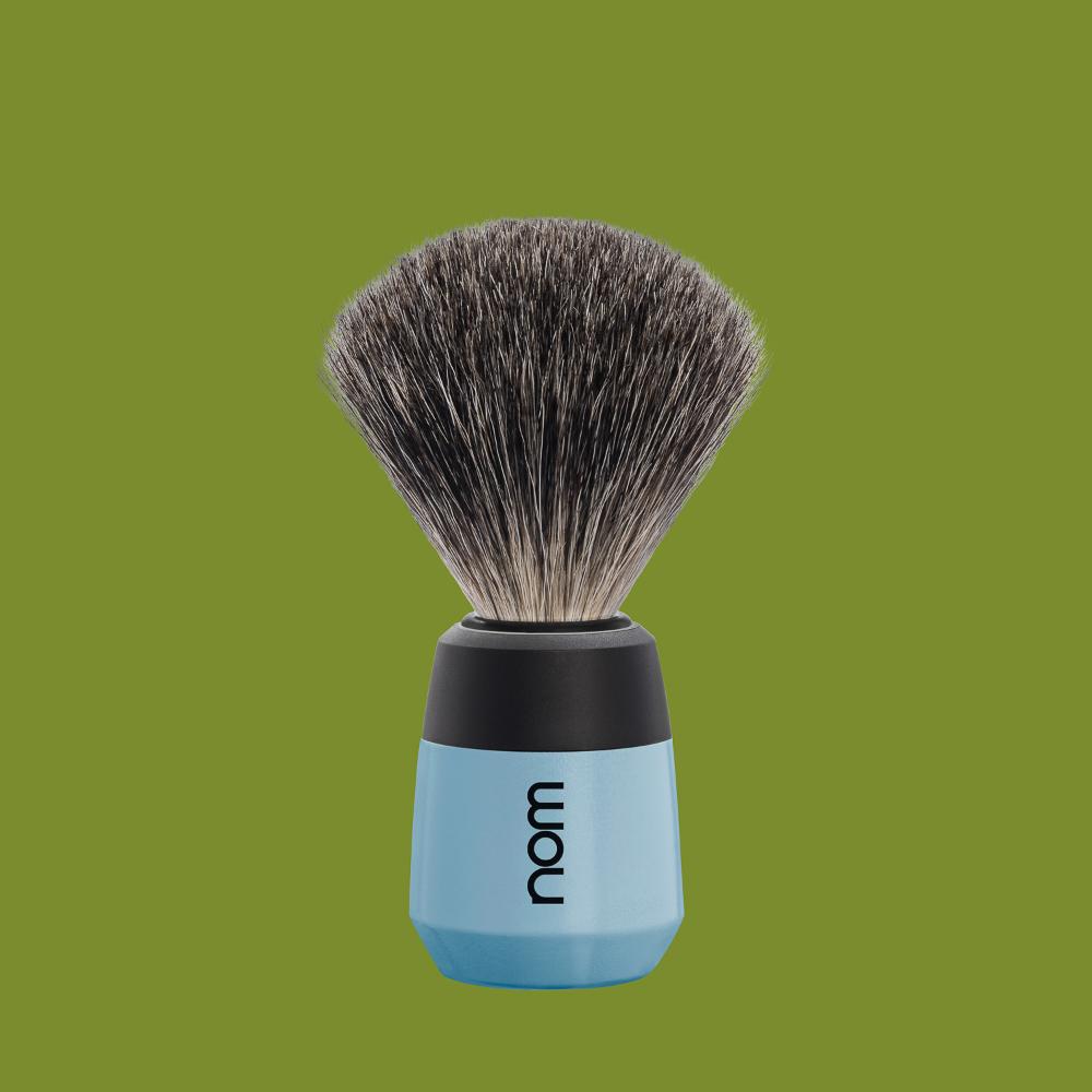 nom Max, Plastic Fjordblue, Shaving Brush