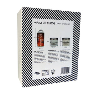 Hanz de Fuko Matte Styling Kit | 10% off first order | Free express shipping and samples