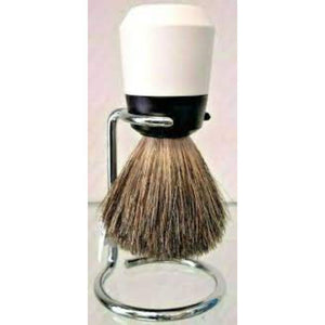 nom Chrome-Plated Shaving Brush Holder Stand