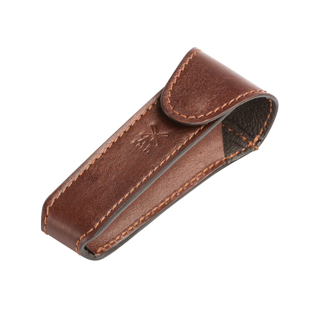 MÜHLE TRAVEL - Leather Pouch for Traditional Safety Razor