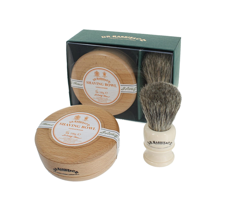 
            
                Load image into Gallery viewer, D.R. Harris Shaving Gift Set Beech
            
        